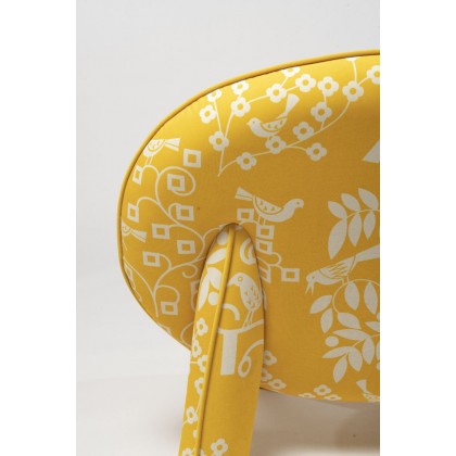 Крісло Dino жовте ARHIVE FABRIC SERGIY KOLOS ShishkaProject